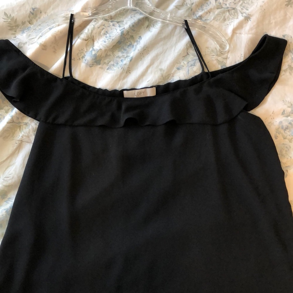 Ann Taylor Loft cold shoulder shirt